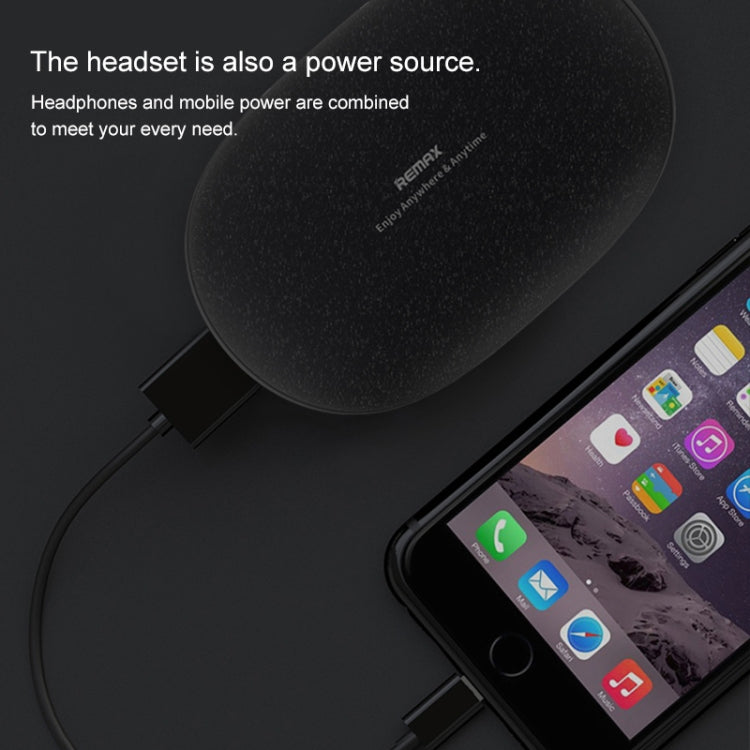 REMAX TWS-3 TWS Bluetooth 5.0 Stereo Magnetic Wireless Bluetooth Earphone with Magnetic Charging Storage Box