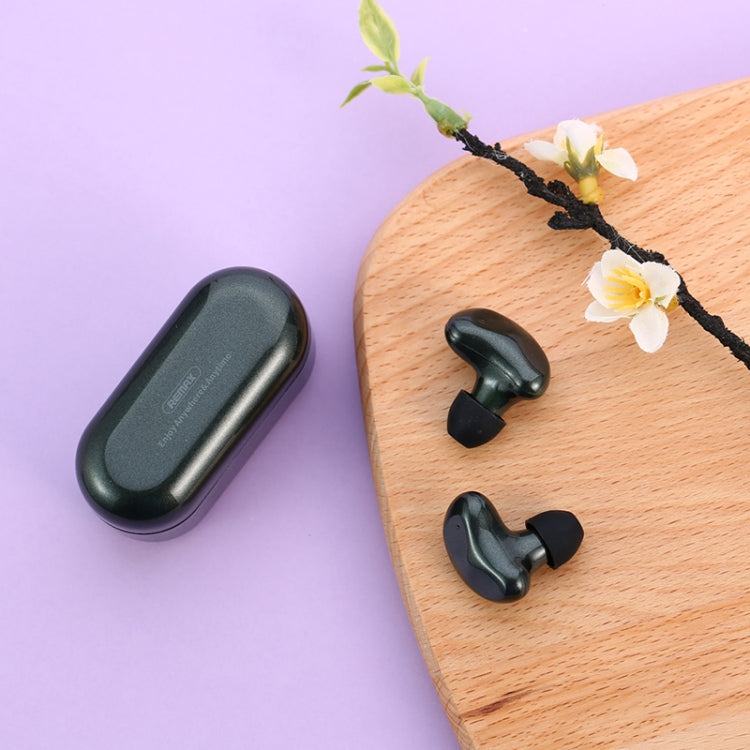 REMAX TWS-5 TWS Bluetooth 5.0 Smart Touch Wireless Bluetooth Earphone with Magnetic Charging Box, Support for Binaural Calls