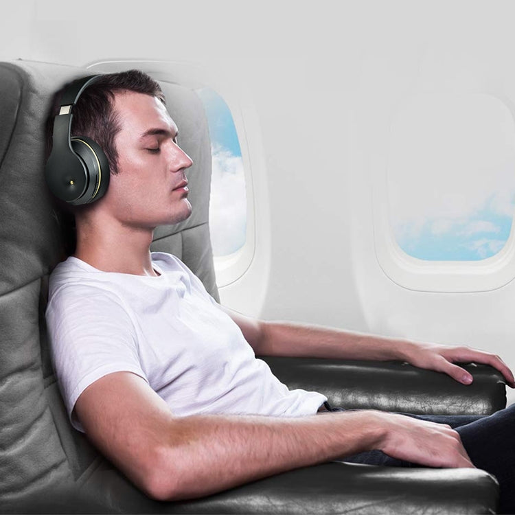 Noise Cancelling EL528 Foldable ANC Active Noise Cancelling Touch Bluetooth Headset, Supports Calling(Black)