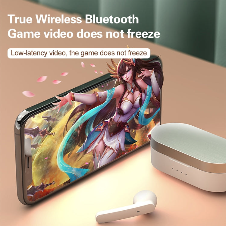 Z5 TWS Bluetooth 5.0 Touch Mini Wireless Bluetooth Earphone with Magnetic Charging Box, Support Call & Voice Assistant & IOS System Pop-up Window(Tarnish)