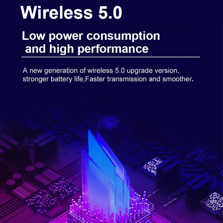 Air-3 Bluetooth 5.0 Business Style Wireless Bluetooth Earphone with Charging Case