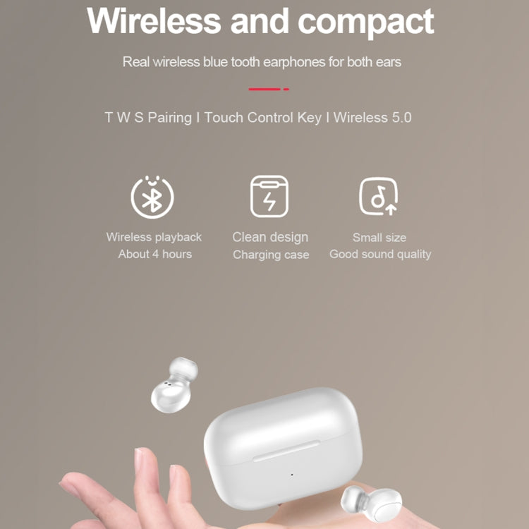 Air-3 Bluetooth 5.0 Business Style Wireless Bluetooth Earphone with Charging Case