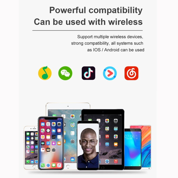 Air-3 Bluetooth 5.0 Business Style Wireless Bluetooth Earphone with Charging Case