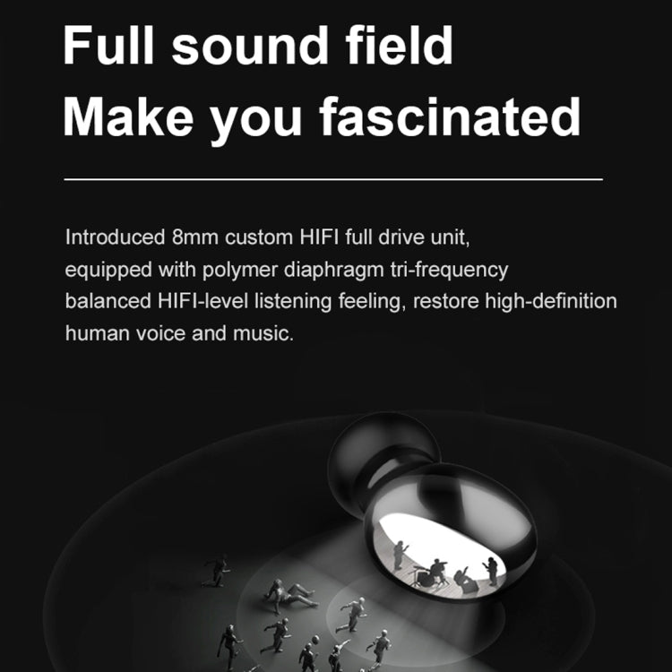 Air-3 Bluetooth 5.0 Business Style Wireless Bluetooth Earphone with Charging Case