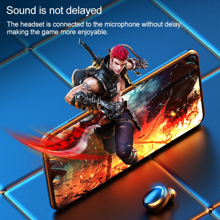 F9-5 Bluetooth 5.0 TWS Wireless Binaural Bluetooth Earphone with Charging Box & Support Call  & LED Digital Display