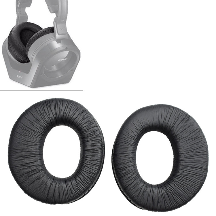 2 PCS For Sony MDR-RF970R / 960R / RF925R / RF860F / RF985R Earphone Cushion Cover Earmuffs Replacement Earpads without Mesh
