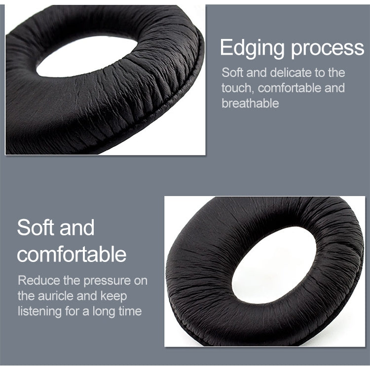 2 PCS For Sony MDR-RF970R / 960R / RF925R / RF860F / RF985R Earphone Cushion Cover Earmuffs Replacement Earpads without Mesh