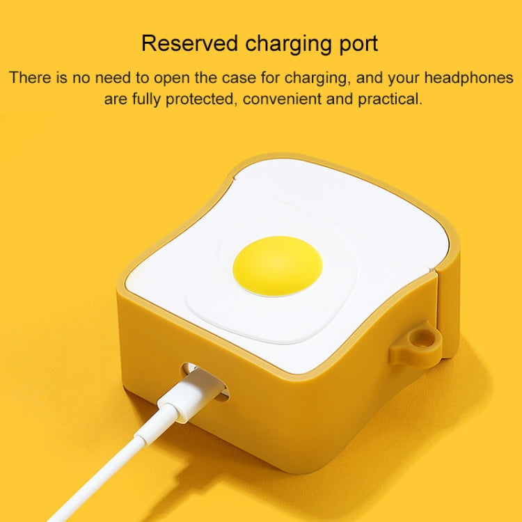 Lovely Toast Wireless Earphones Shockproof Silicone Protective Case for Apple AirPods Pro