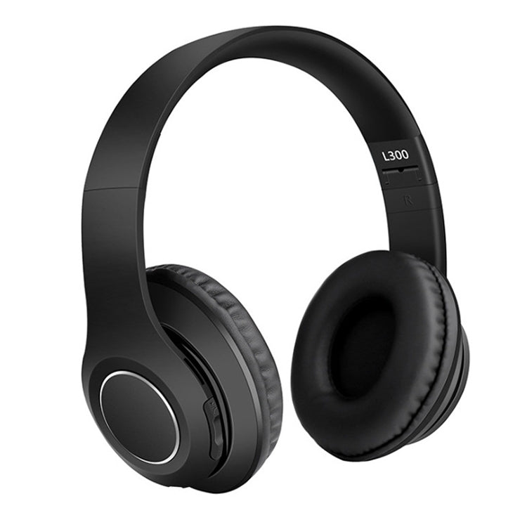 L300 Foldable Wireless Sports Stereo Bluetooth Headset, Supports HD Calling & TF Card & 3.5mm AUX