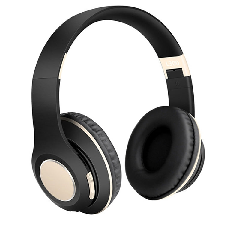 L300 Foldable Wireless Sports Stereo Bluetooth Headset, Supports HD Calling & TF Card & 3.5mm AUX