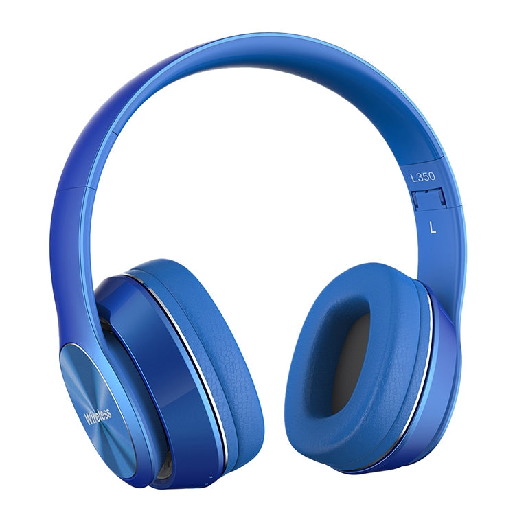 L350 Foldable Wireless Sports Stereo Bluetooth Headset, Supports IOS Power Display & HD Calling & FM & TF Card & 3.5mm AUX