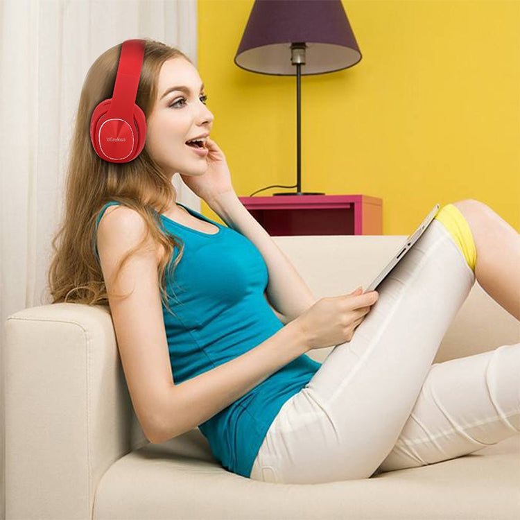 L350 Foldable Wireless Sports Stereo Bluetooth Headset, Supports IOS Power Display & HD Calling & FM & TF Card & 3.5mm AUX
