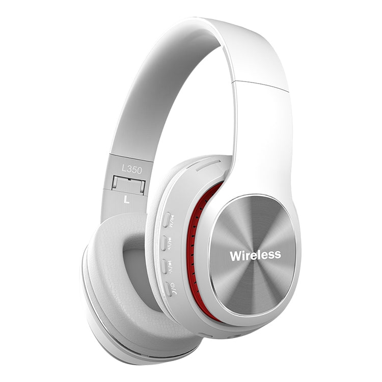 L350 Foldable Wireless Sports Stereo Bluetooth Headset, Supports IOS Power Display & HD Calling & FM & TF Card & 3.5mm AUX