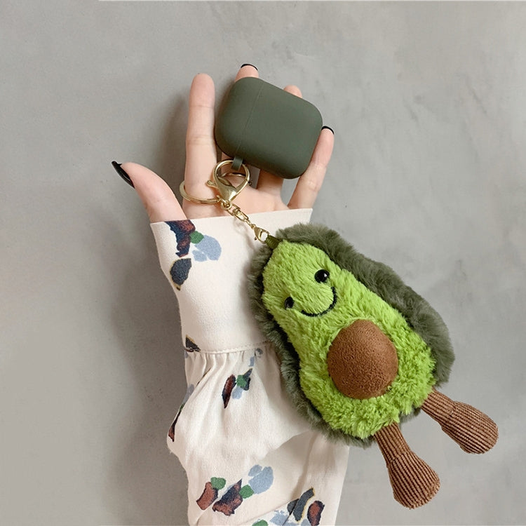 Wireless Earphones Shockproof Avocado Doll Silicone Protective Case for Apple AirPods 1 / 2