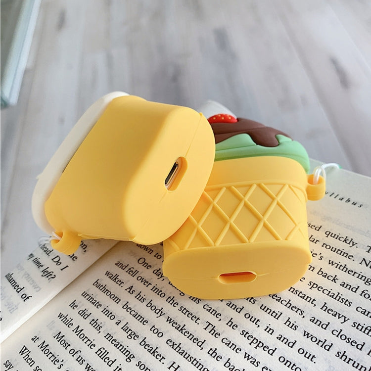 Wireless Earphones Shockproof Ice Cream Silicone Protective Case for Apple AirPods 1/2