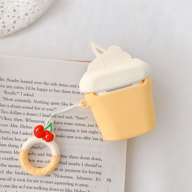Wireless Earphones Shockproof Ice Cream Silicone Protective Case for Apple AirPods 1/2