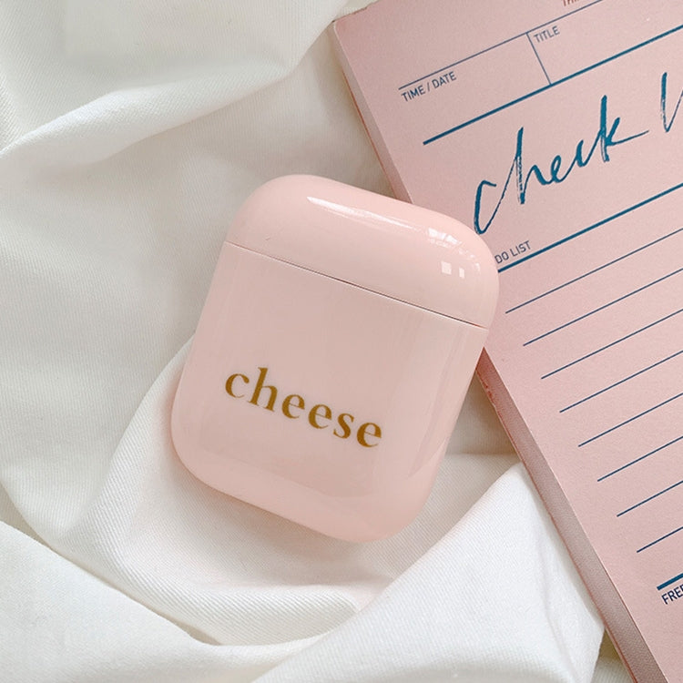 Wireless Earphones Shockproof Small Letters Silicone Protective Case for Apple AirPods 1 / 2