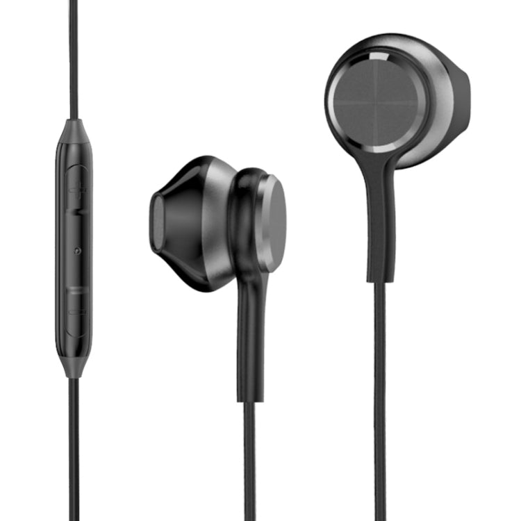 KIVEE KT-MT18 1.2m Wired In Ear 3.5mm Interface HiFi Stereo Earphones with Mic