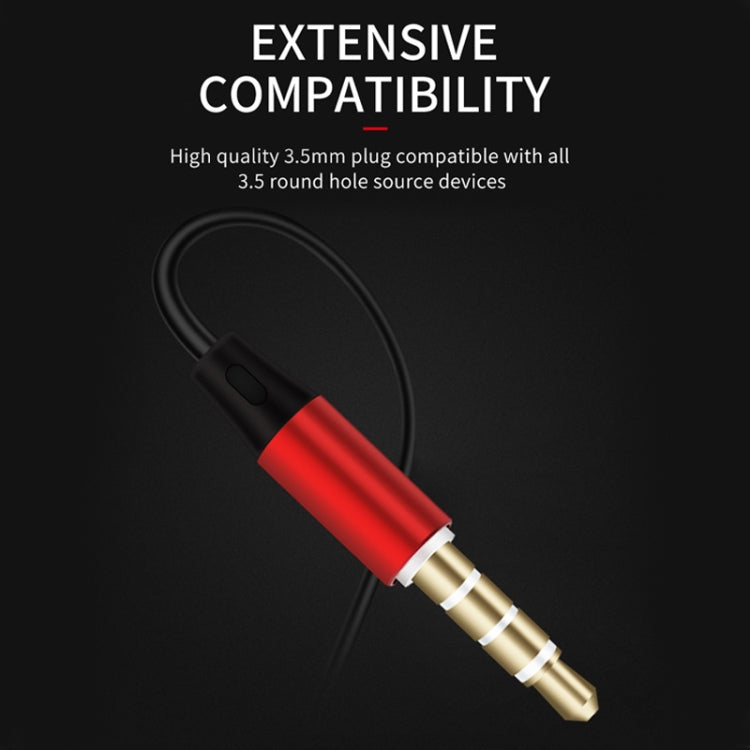 KIVEE KT-MT18 1.2m Wired In Ear 3.5mm Interface HiFi Stereo Earphones with Mic