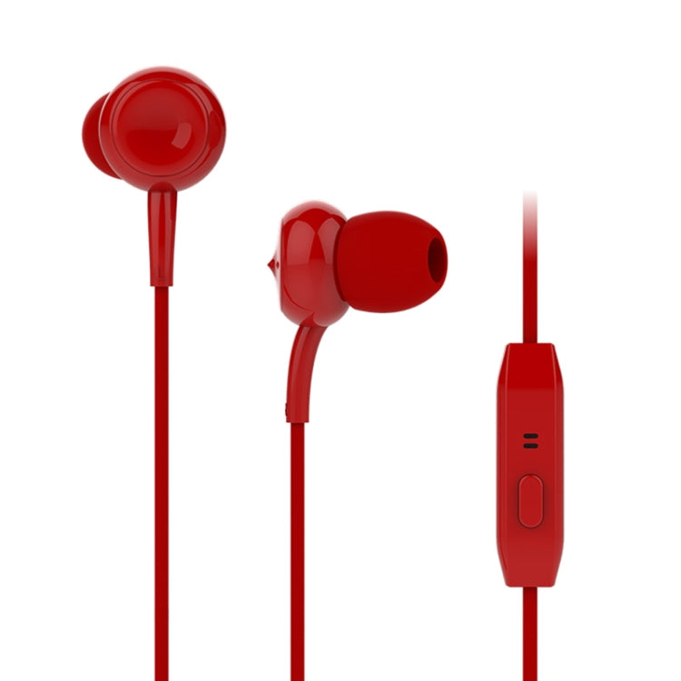 KIVEE KV-MT02 Candy 1.2m Wired In Ear 3.5mm Interface Stereo Earphones with Mic