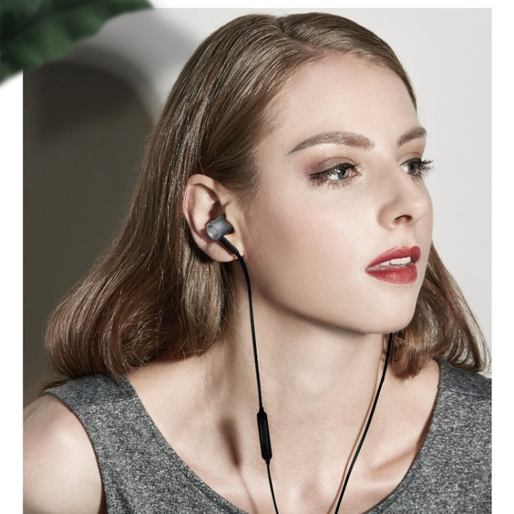 KIVEE KV-MT07 1.2m Wired In Ear 3.5mm Interface HiFi Stereo Earphones with Mic