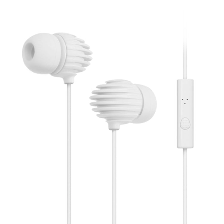 KIVEE KV-MT08 1.2m Wired In Ear 3.5mm Interface HiFi Stereo Earphones with Mic