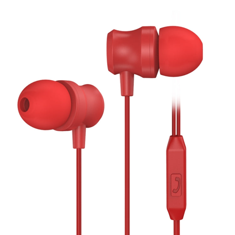 KIVEE KV-MT20 1.2m Wired In Ear 3.5mm Interface Stereo Earphones with Mic