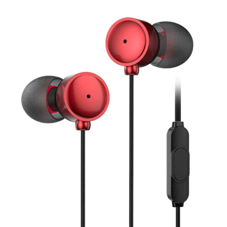 KIVEE KT-MT21 1.2m Wired In Ear 3.5mm Interface HiFi Earphones with Mic