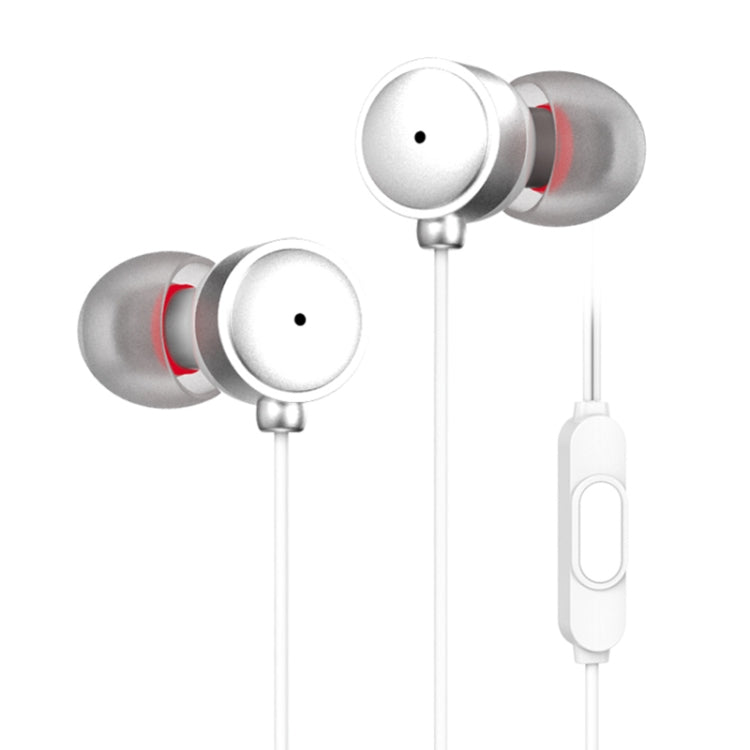KIVEE KT-MT21 1.2m Wired In Ear 3.5mm Interface HiFi Earphones with Mic
