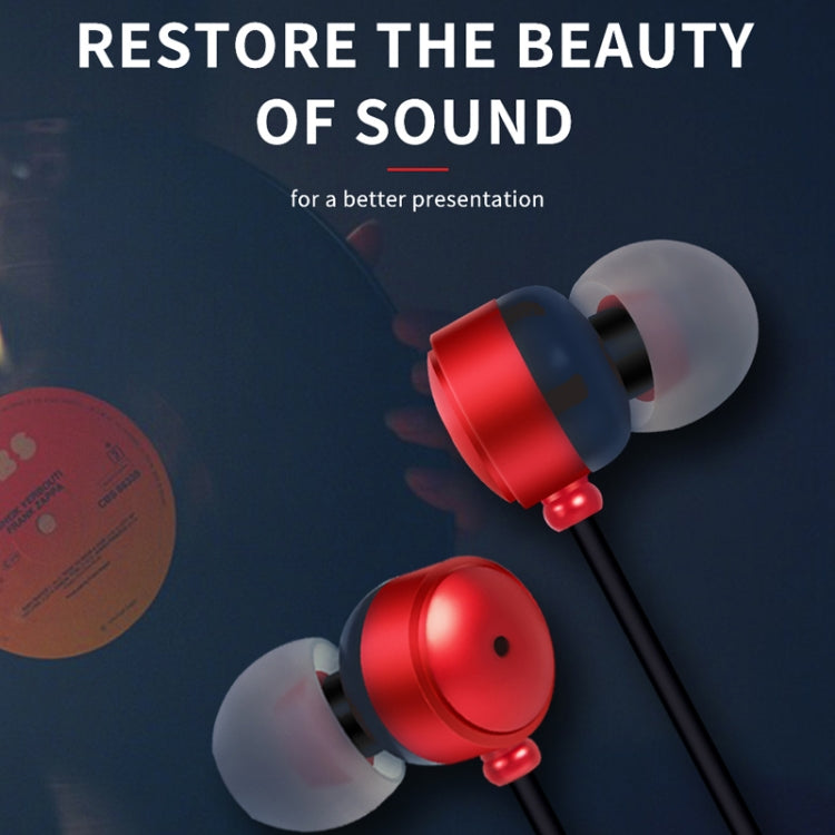 KIVEE KT-MT21 1.2m Wired In Ear 3.5mm Interface HiFi Earphones with Mic