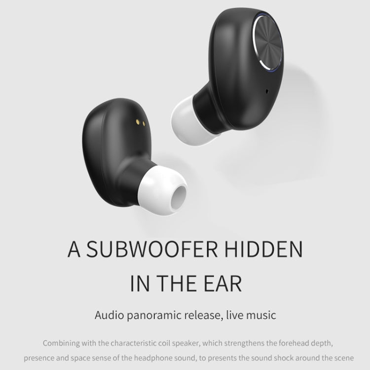 KIVEE KV-TW03 TWS V5.0 Wireless Stereo Bluetooth Headset with 2600mAh Charging Case
