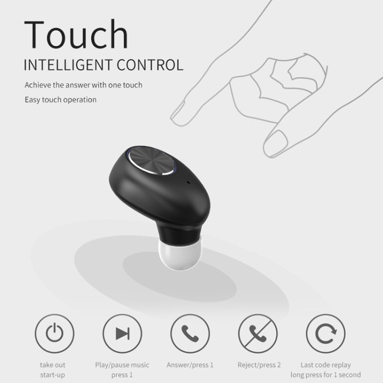 KIVEE KV-TW03 TWS V5.0 Wireless Stereo Bluetooth Headset with 2600mAh Charging Case