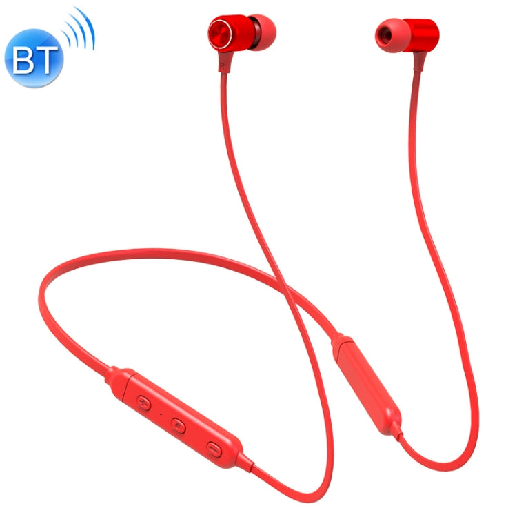 KIVEE KV-TW23 V5.0 Magnetic Adsorption Neck-mounted Stereo Sports Bluetooth Earphone, Support Hands-free