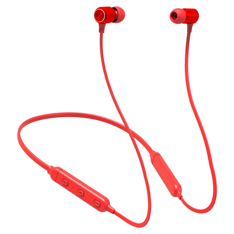 KIVEE KV-TW23 V5.0 Magnetic Adsorption Neck-mounted Stereo Sports Bluetooth Earphone, Support Hands-free