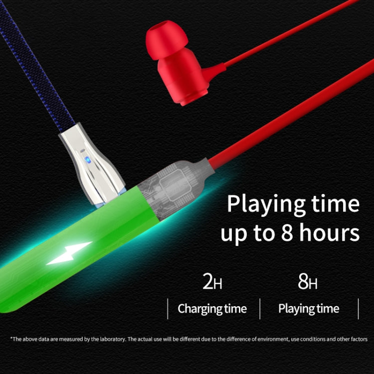 KIVEE KV-TW23 V5.0 Magnetic Adsorption Neck-mounted Stereo Sports Bluetooth Earphone, Support Hands-free