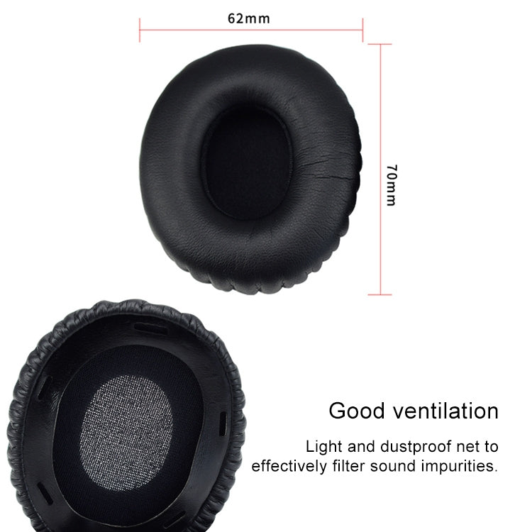 1 Pair Sponge Headphone Protective Case With Card Buckle for Sony MDR-10RC