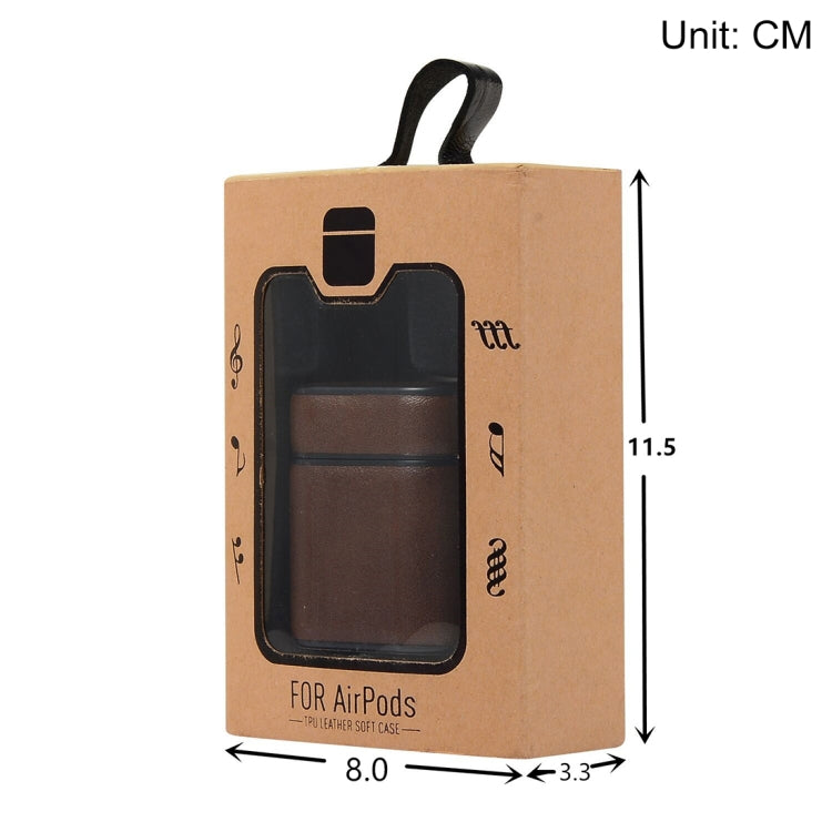 TPU Wireless Bluetooth Earphone Protective Case for Apple AirPods 1 / 2, with Metal Buckle