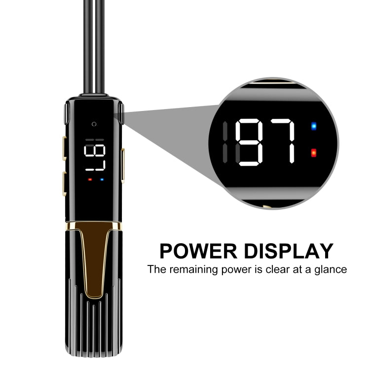 S09 Bluetooth 5.1 Adjustable Neck-mounted Wireless Sports Bluetooth Earphone (Black)