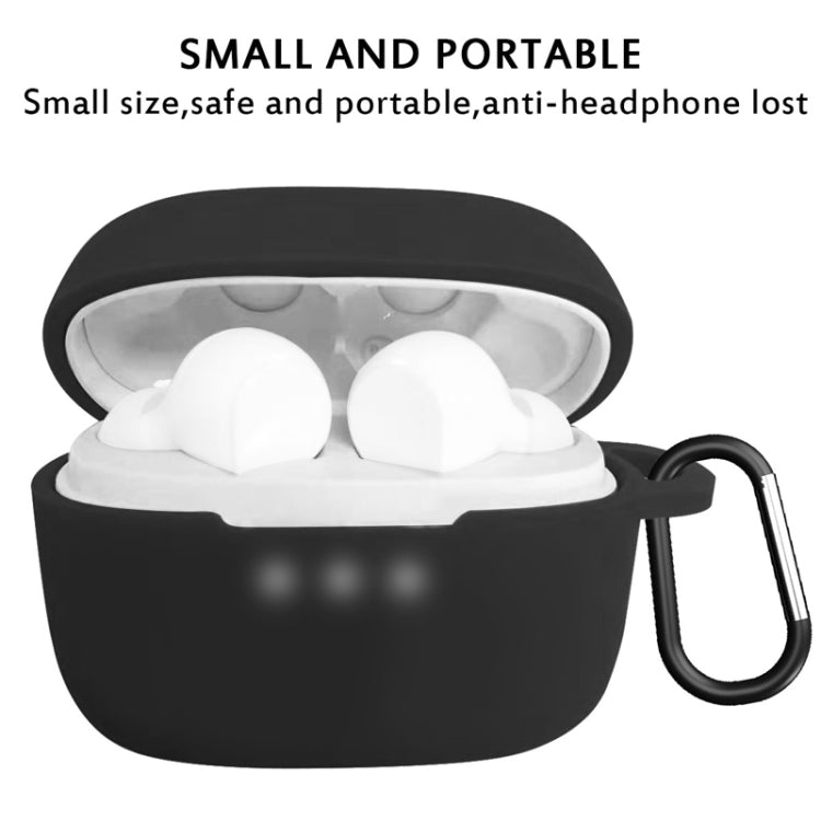 For Anker Soundcore Liberty Air Portable Anti-drop Wireless Earphone Silicone Protective Case Storage Box(Black)