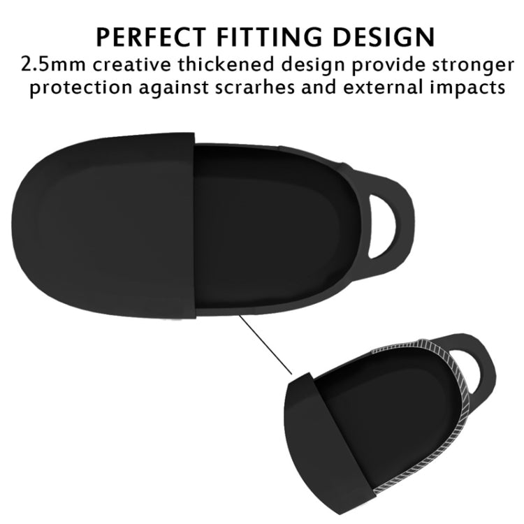 For Anker Soundcore Liberty Air Portable Anti-drop Wireless Earphone Silicone Protective Case Storage Box(Black)