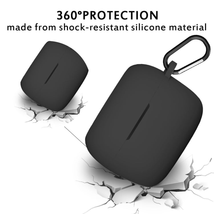 For Anker Soundcore Liberty Air Portable Anti-drop Wireless Earphone Silicone Protective Case Storage Box(Black)