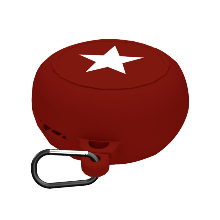 For Beats Powerbeats Pro Wireless Earphone Protective Case Anti-drop Waterproof Silicone Storage Box(Red)