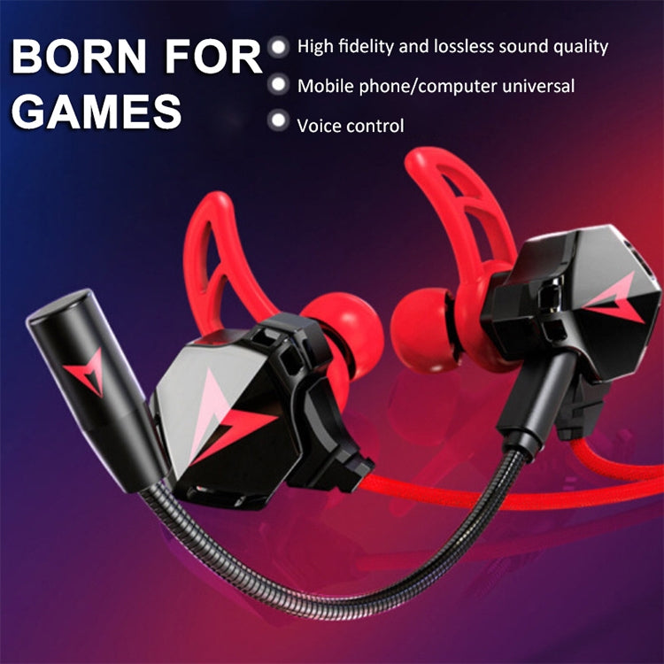 LP-BT88 Bluetooth Wire-Controlled HIFI Earphones Video Game Mobile Game Headset With Mic