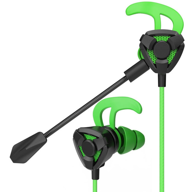 G9 1.2m Wired In Ear 3.5mm Interface Stereo Wire-Controlled HIFI Earphones Video Game Mobile Game Headset With Mic