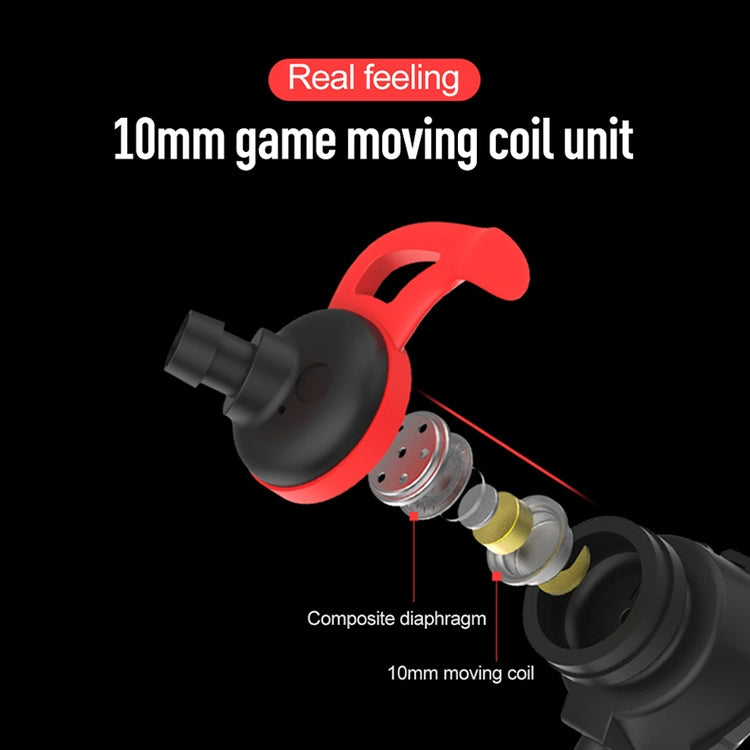 G9 1.2m Wired In Ear 3.5mm Interface Stereo Wire-Controlled HIFI Earphones Video Game Mobile Game Headset With Mic