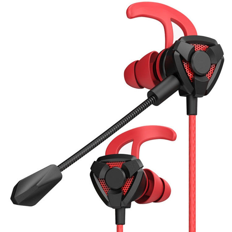 G9 1.2m Wired In Ear 3.5mm Interface Stereo Wire-Controlled HIFI Earphones Video Game Mobile Game Headset With Mic