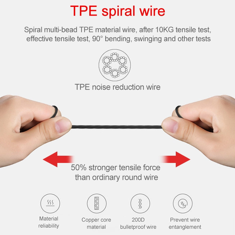 G9 1.2m Wired In Ear 3.5mm Interface Stereo Wire-Controlled HIFI Earphones Video Game Mobile Game Headset With Mic