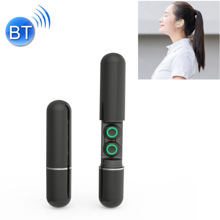 CYKE S10 TWS IPX6 Waterproof Bluetooth 5.0 Wireless Touch Bluetooth Earphone with Charging Box, Support Siri Function