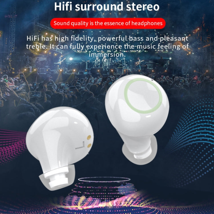CYKE S10 TWS IPX6 Waterproof Bluetooth 5.0 Wireless Touch Bluetooth Earphone with Charging Box, Support Siri Function