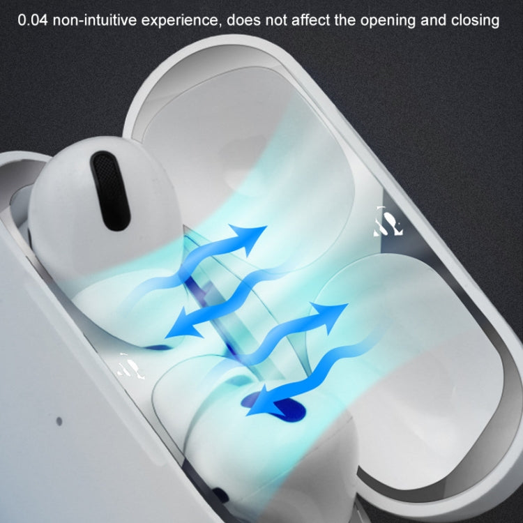 For AirPods Pro 3 Dustproof Inner Cover Frame Metal Sticker